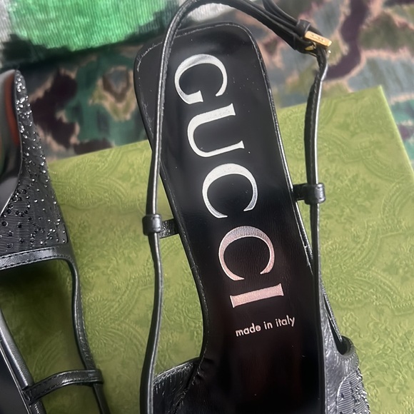 Gucci Crystal GG Slingback Pump - Picture 11 of 11